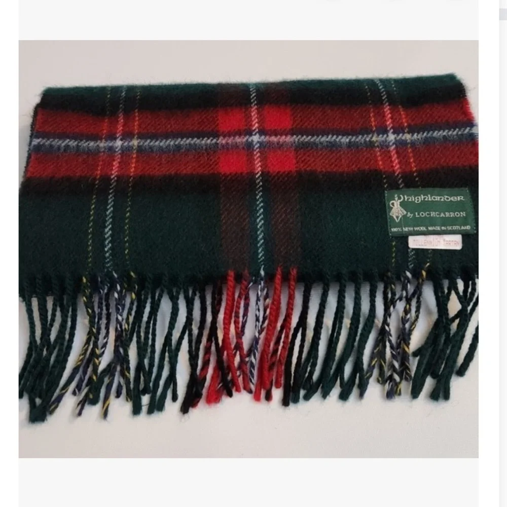 Highlander by Locharron Tartan Plaid Wool Scarf